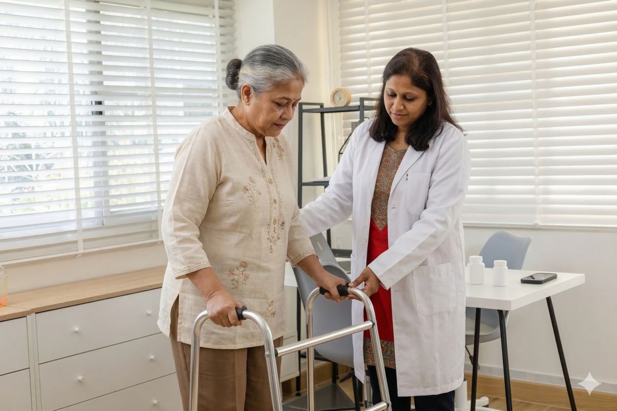Geriatric physiotherapy at Physio Aalaya Bangalore